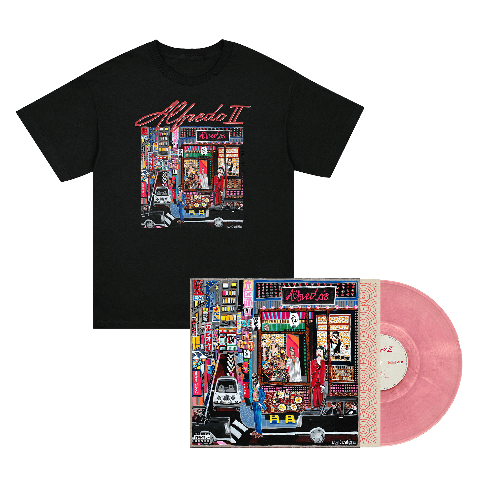 Alfredo II Tracklist Tee + Vinyl Fan Pack