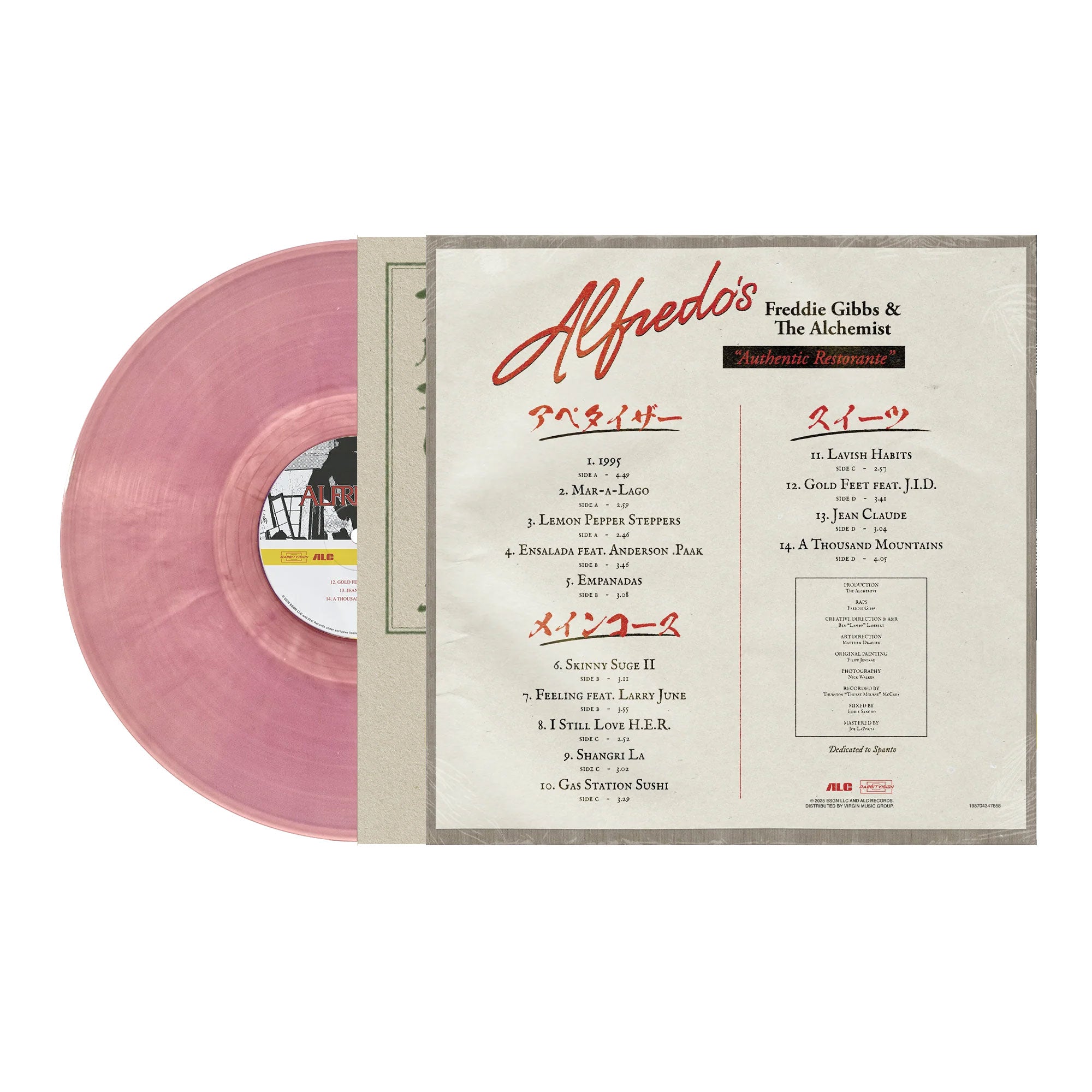 Alfredo II LP (Comic Cover) – Alfredo's Tokyo