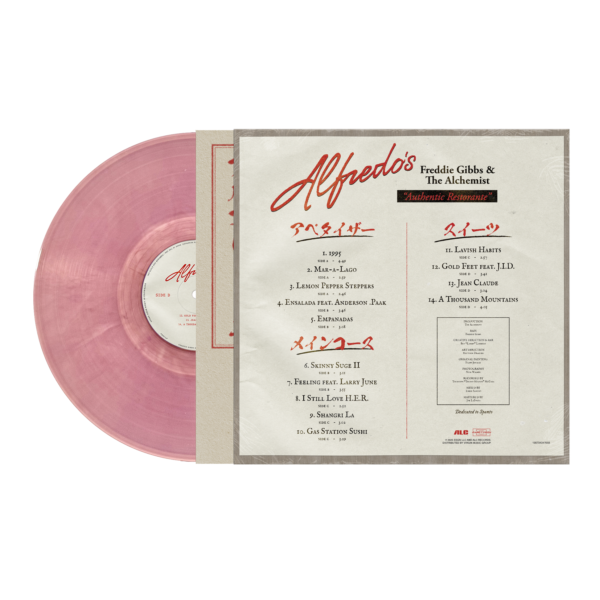 Alfredo II LP (Comic Cover)